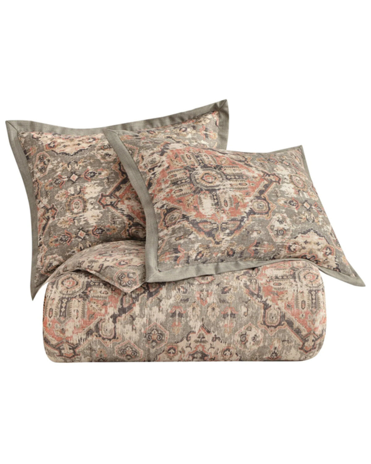 HiEnd Accents Carmen Kilim 3-Piece Super Queen Comforter Set