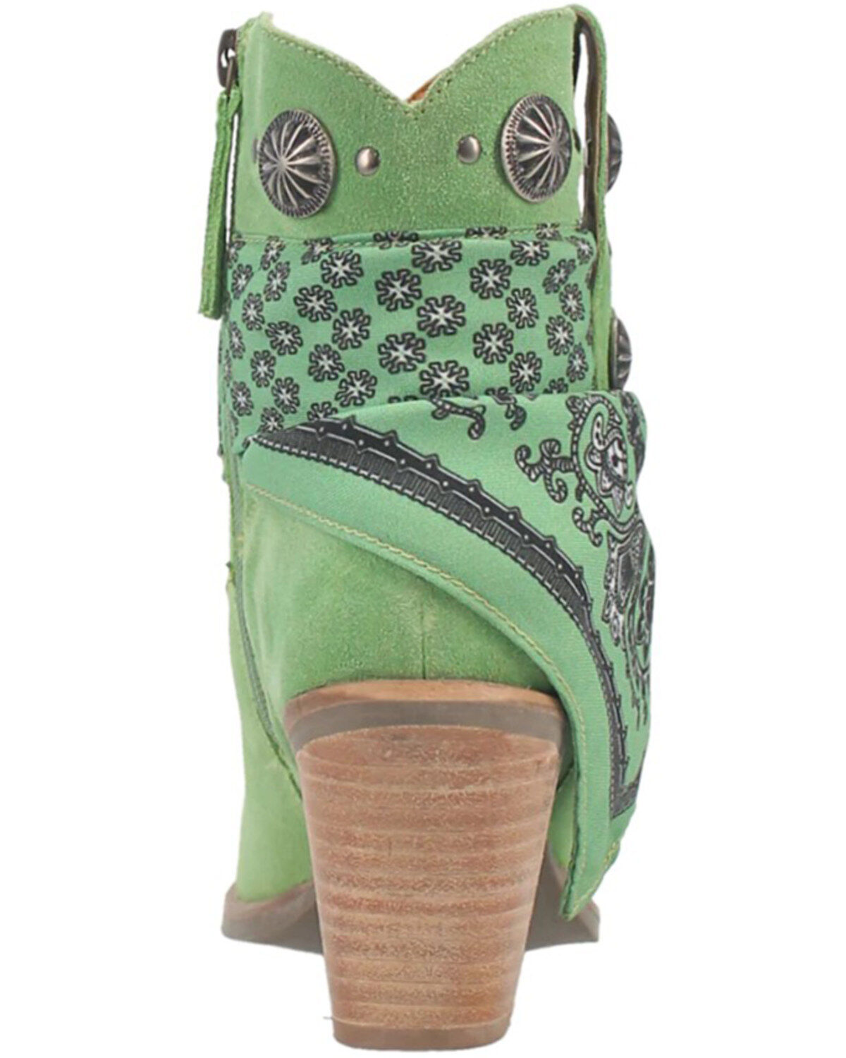 Dingo Women's Suede Bandida Western Booties - Round Toe