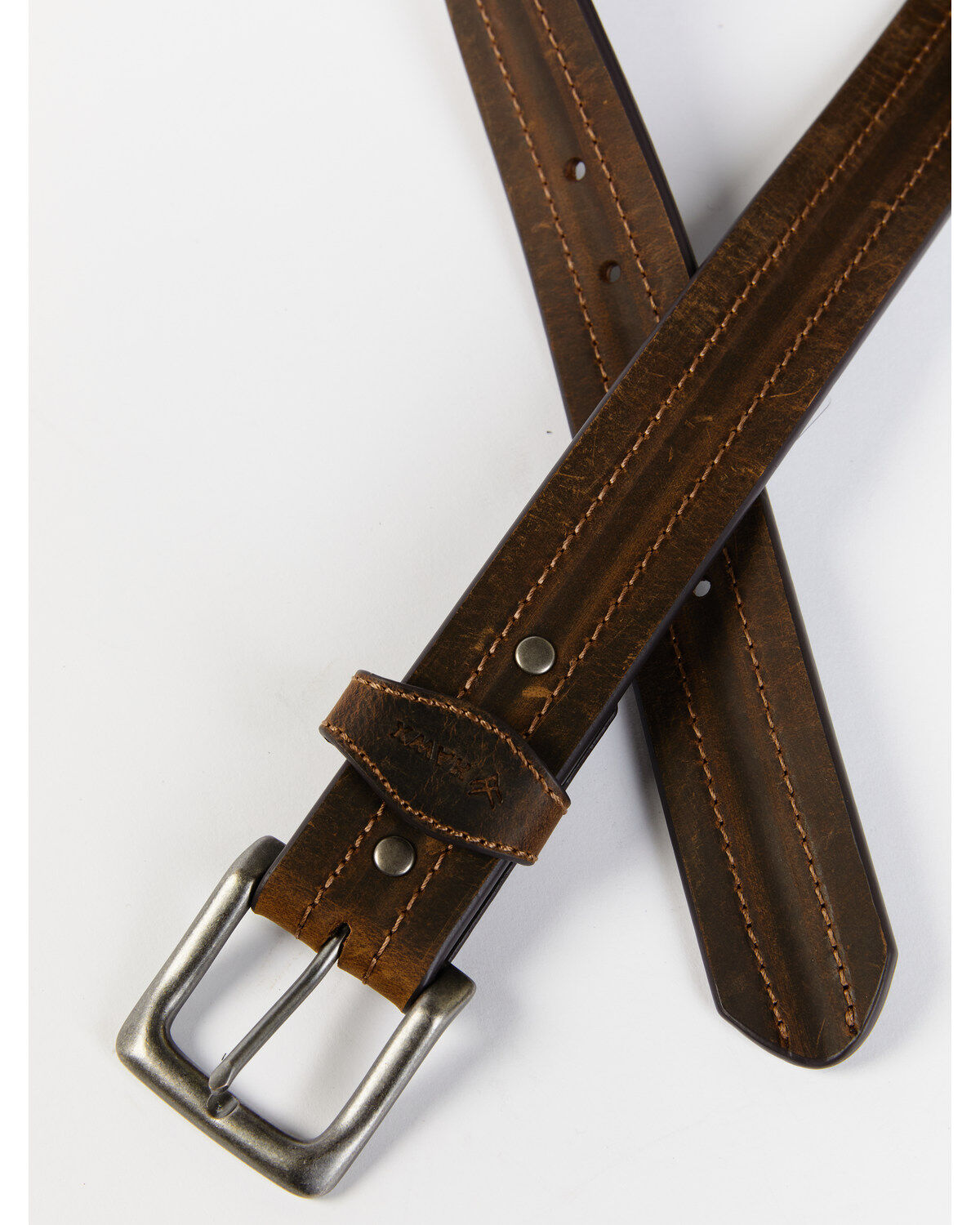 Hawx Men's Textured Leather Belt