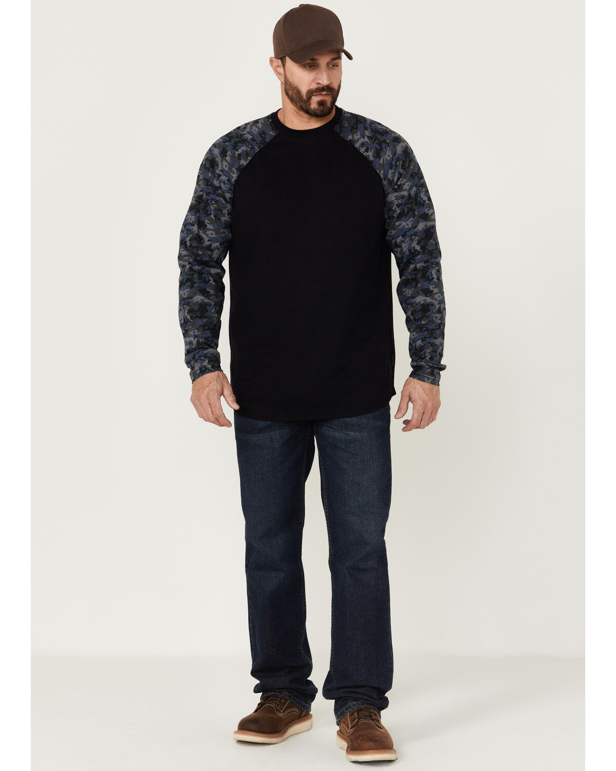 Cody James Men's FR Camo Long Sleeve Work T-Shirt