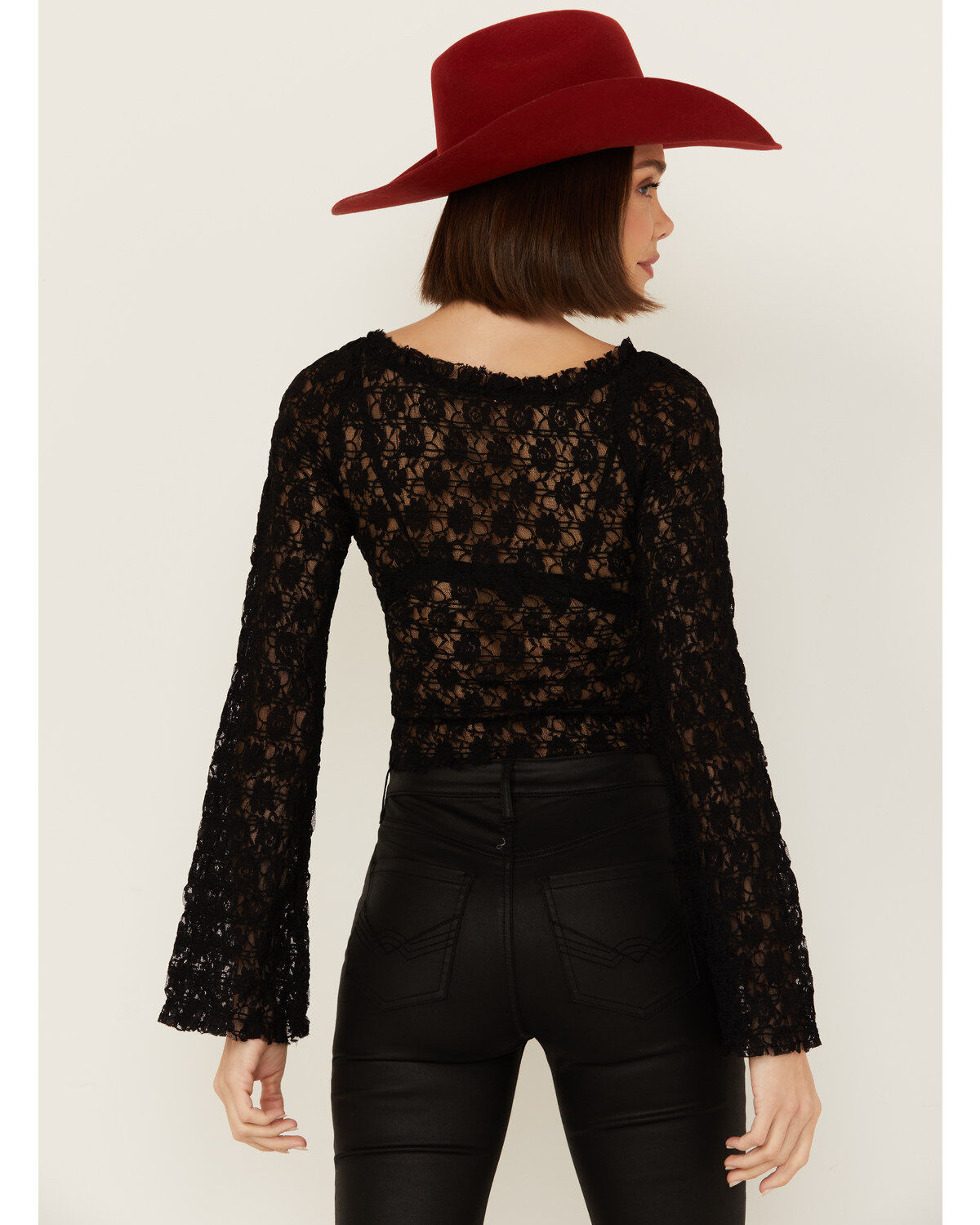 Free People Women's Madison Sheer Long Sleeve Shirt