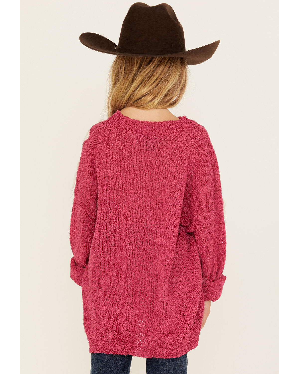 Rock & Roll Denim Girls' Star Print Sweater