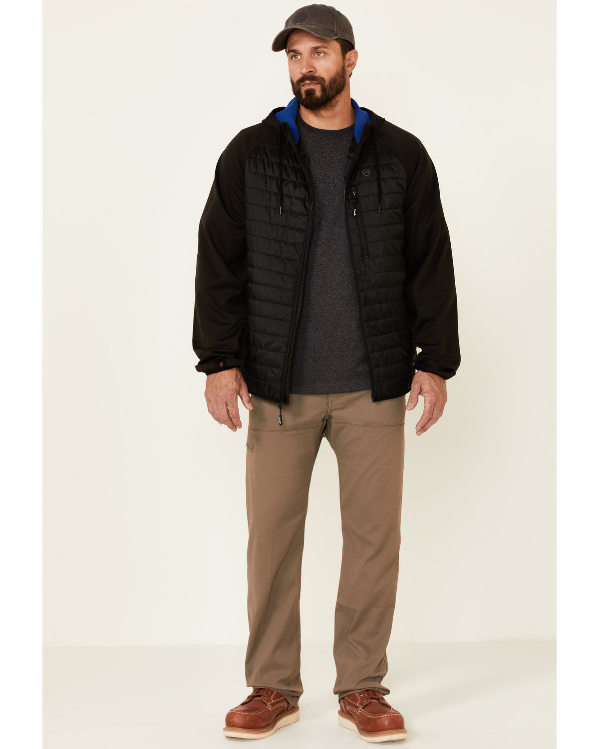 ATG by Wrangler Men's All-Terrain Green Outrider Zip-Front Hooded Jacket