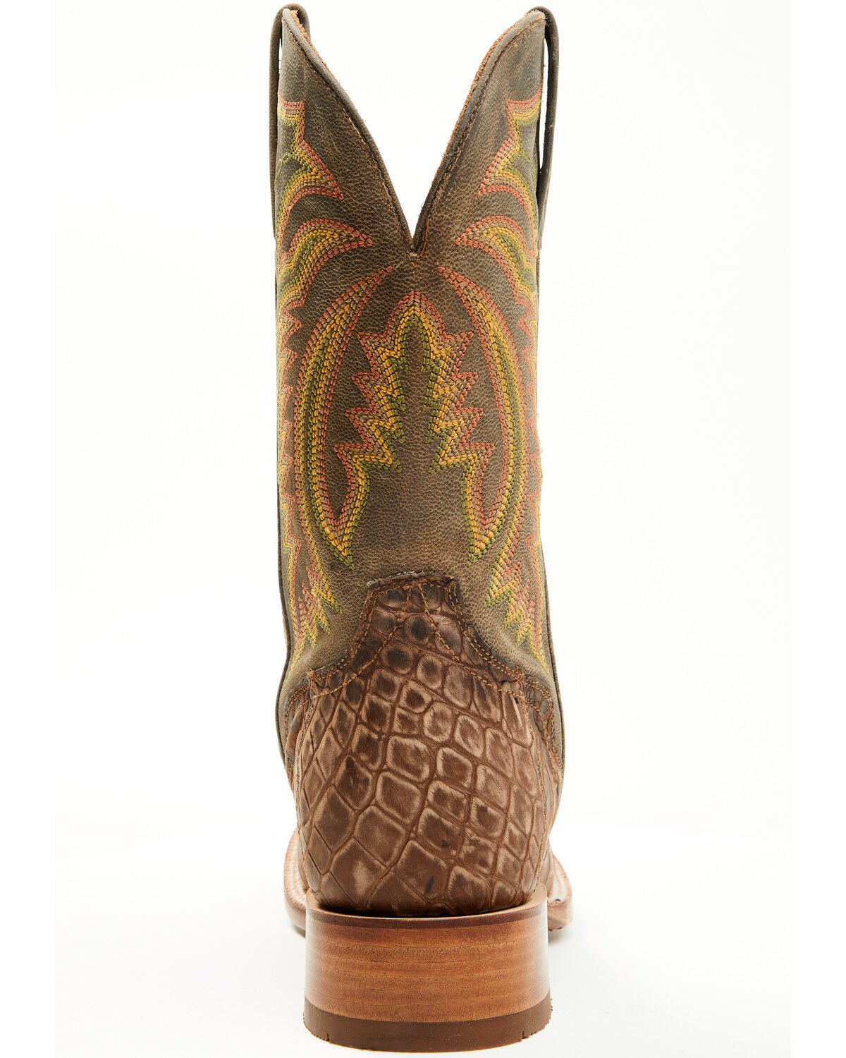 El Dorado Men's Exotic Alligator Western Boots - Broad Square Toe