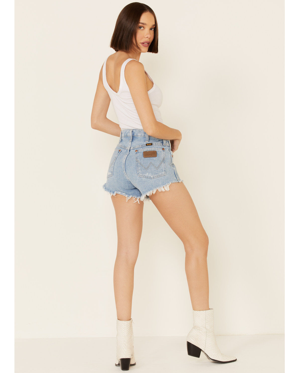 Wrangler Modern Women's High Rise Denim Reworked Shorts