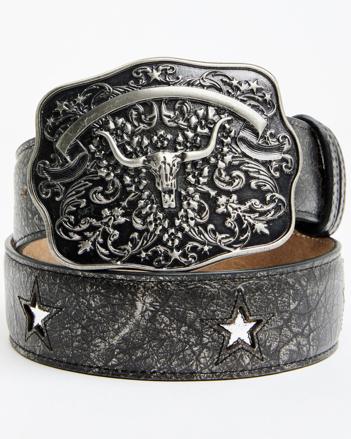 Idyllwind Women's Cordero Longhorn Buckle And Star Cutout Belt