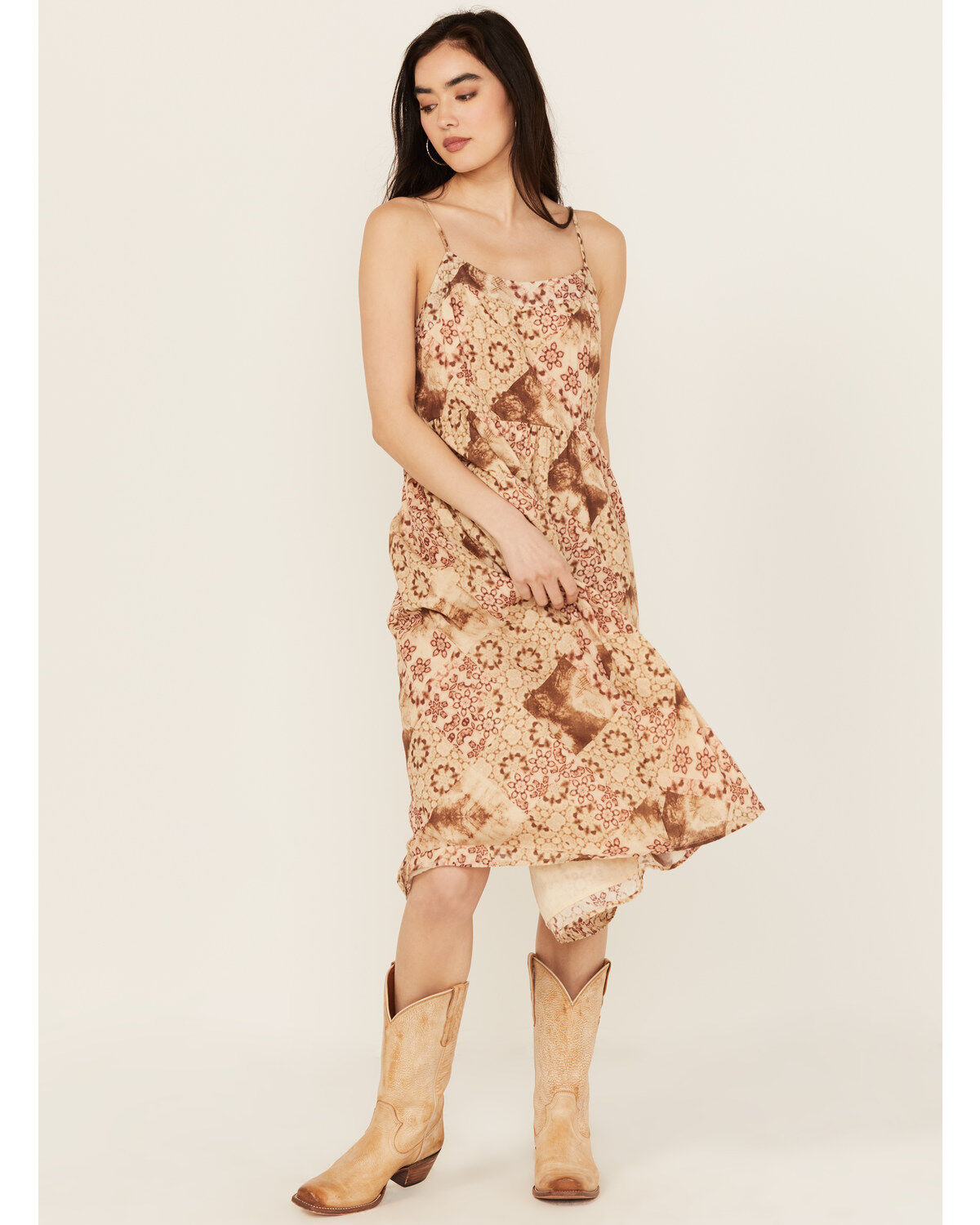 Cleo + Wolf Women's Beatrice Printed Sleeveless Maxi Dress