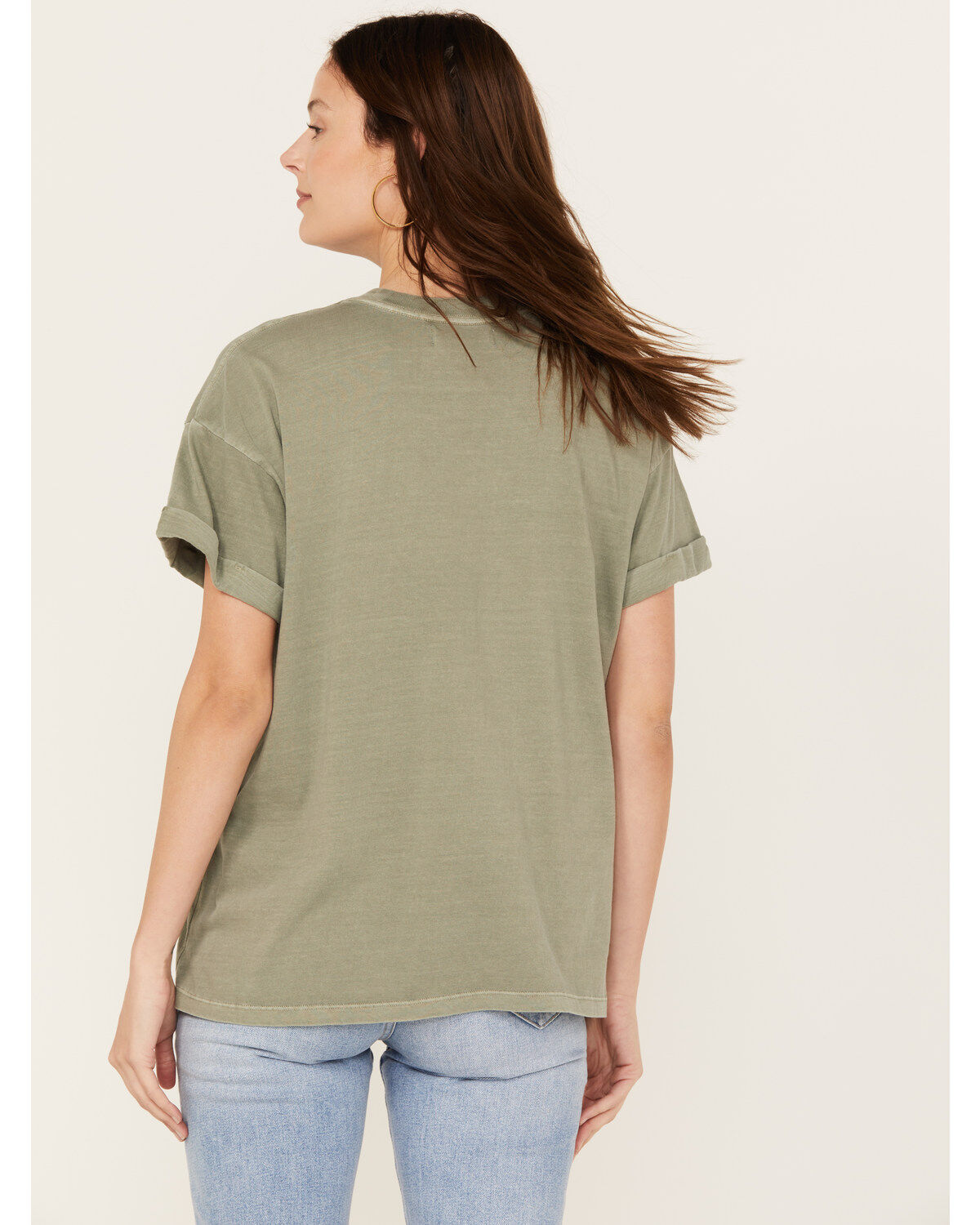 Girl Dangerous Women's Horseshoe Rose Boyfriend Graphic Tee