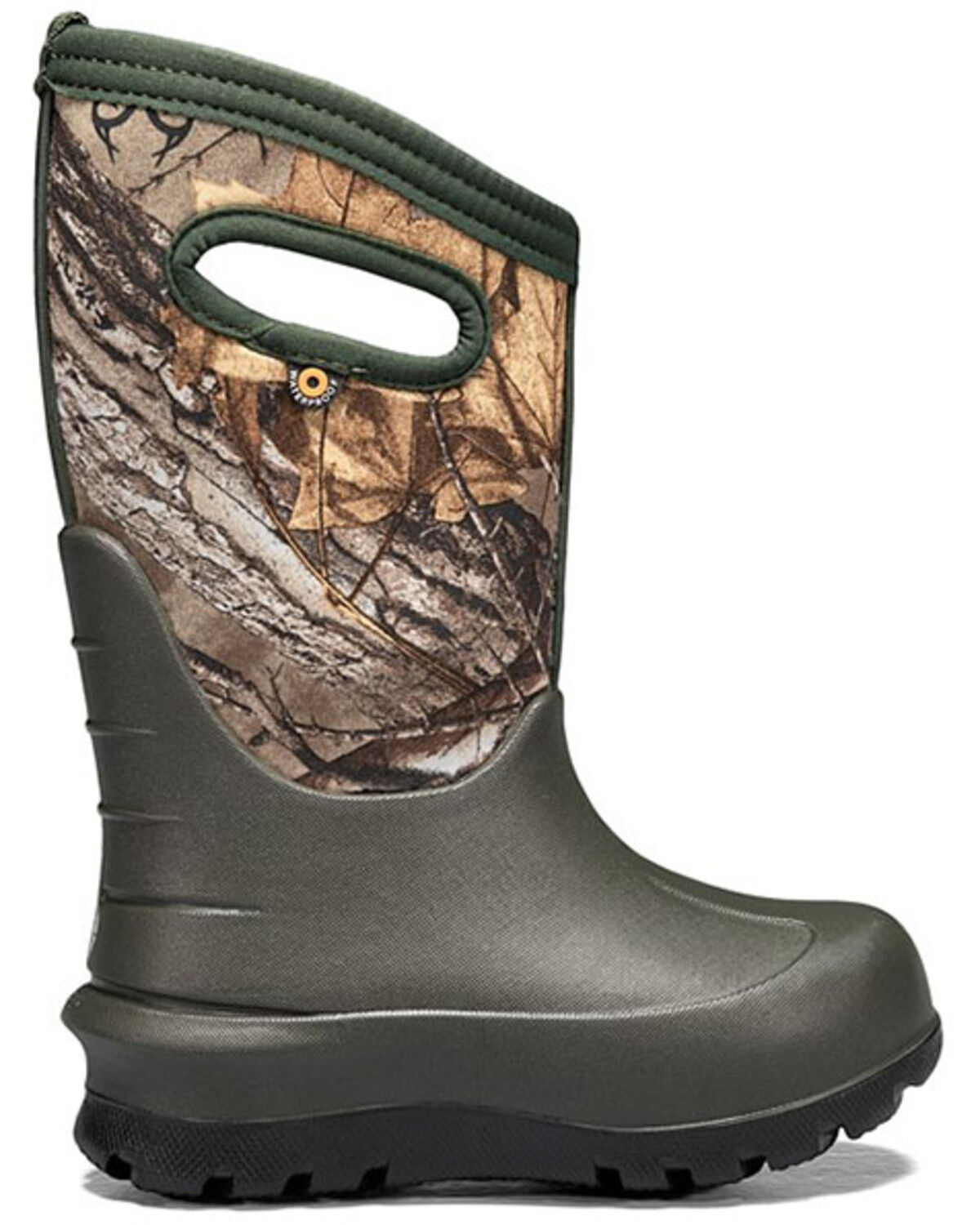 Bogs Boys' Neo Classic Real Tree Waterproof Boots - Round Toe