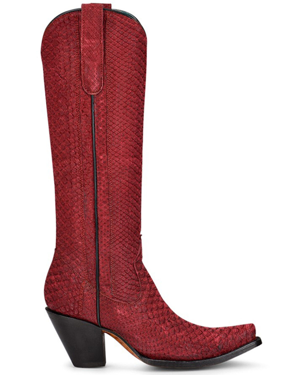 Corral Women's Exotic Python Skin Western Boots - Snip Toe