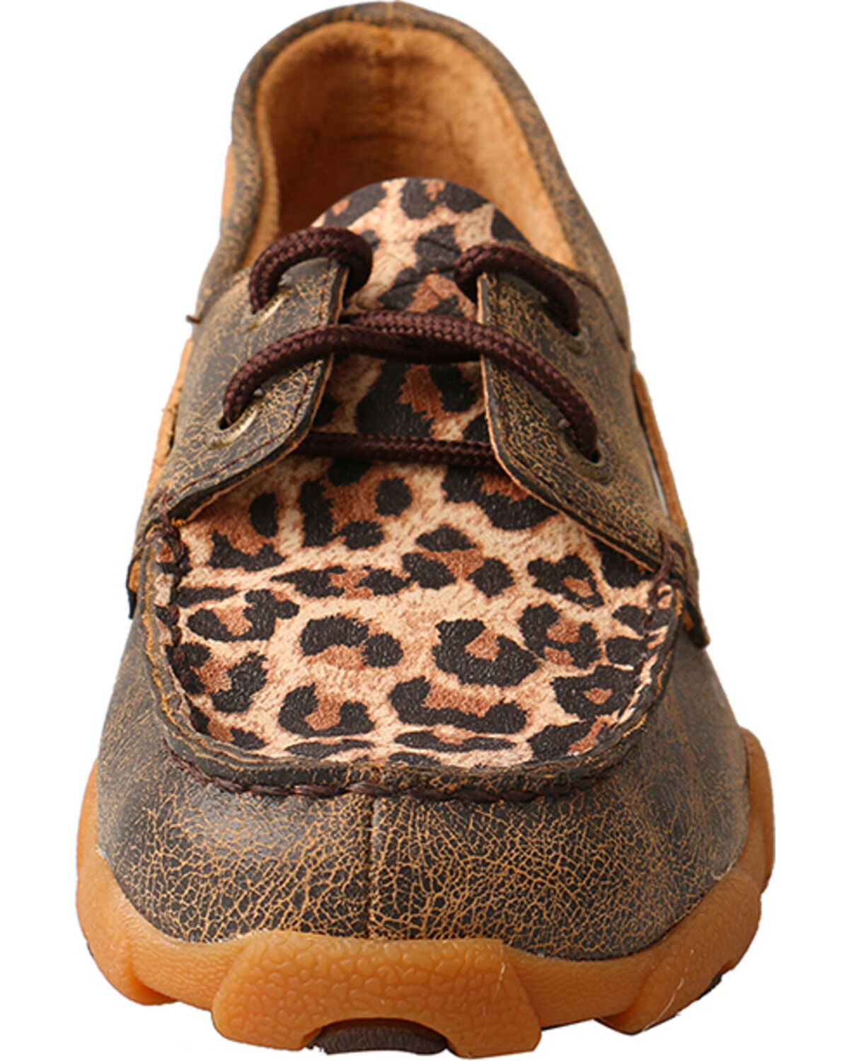 Twisted X Kids' Leopard Printed Moccasins