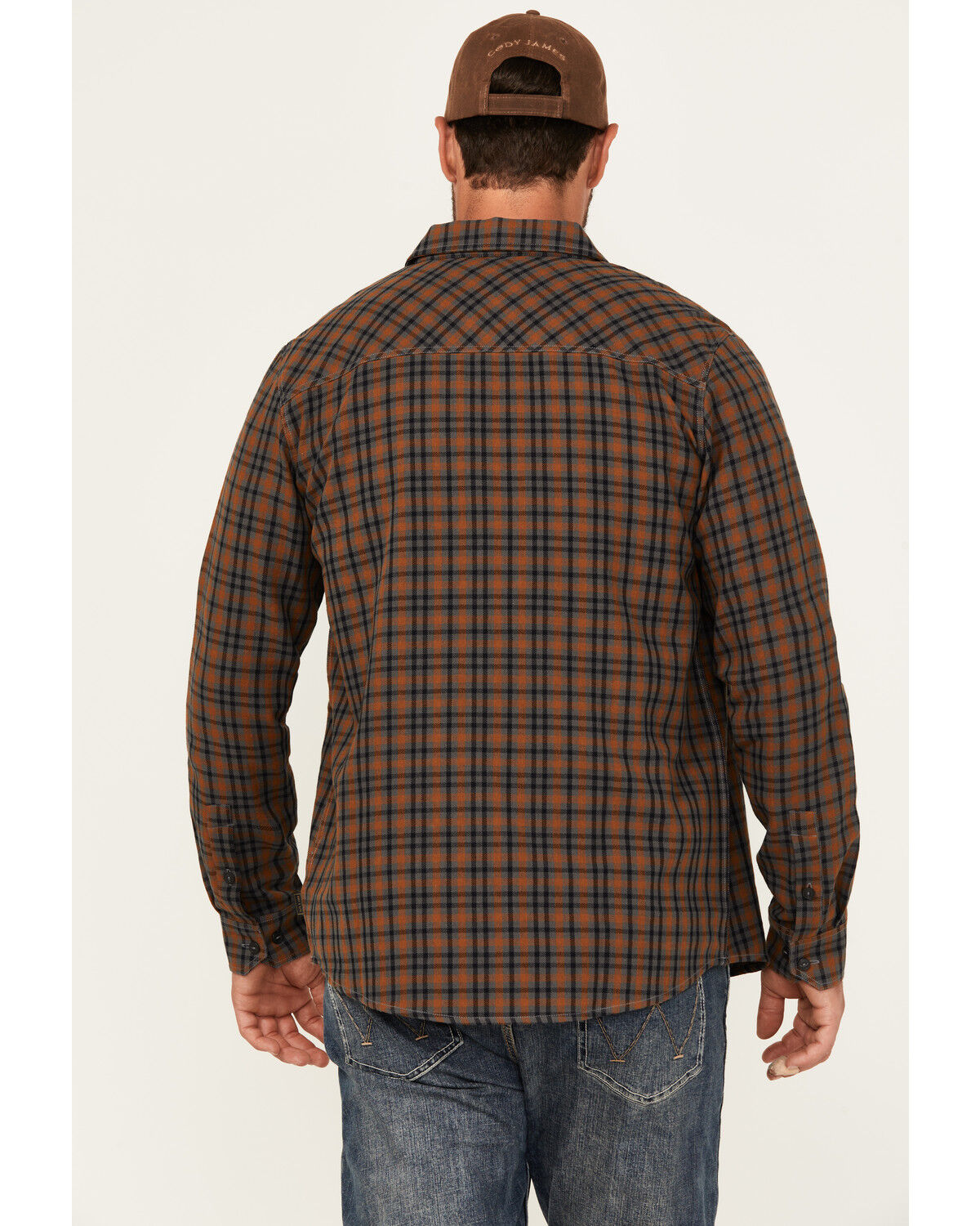 Brothers and Sons Men's Westley Plaid Print Button-Down Western Shirt