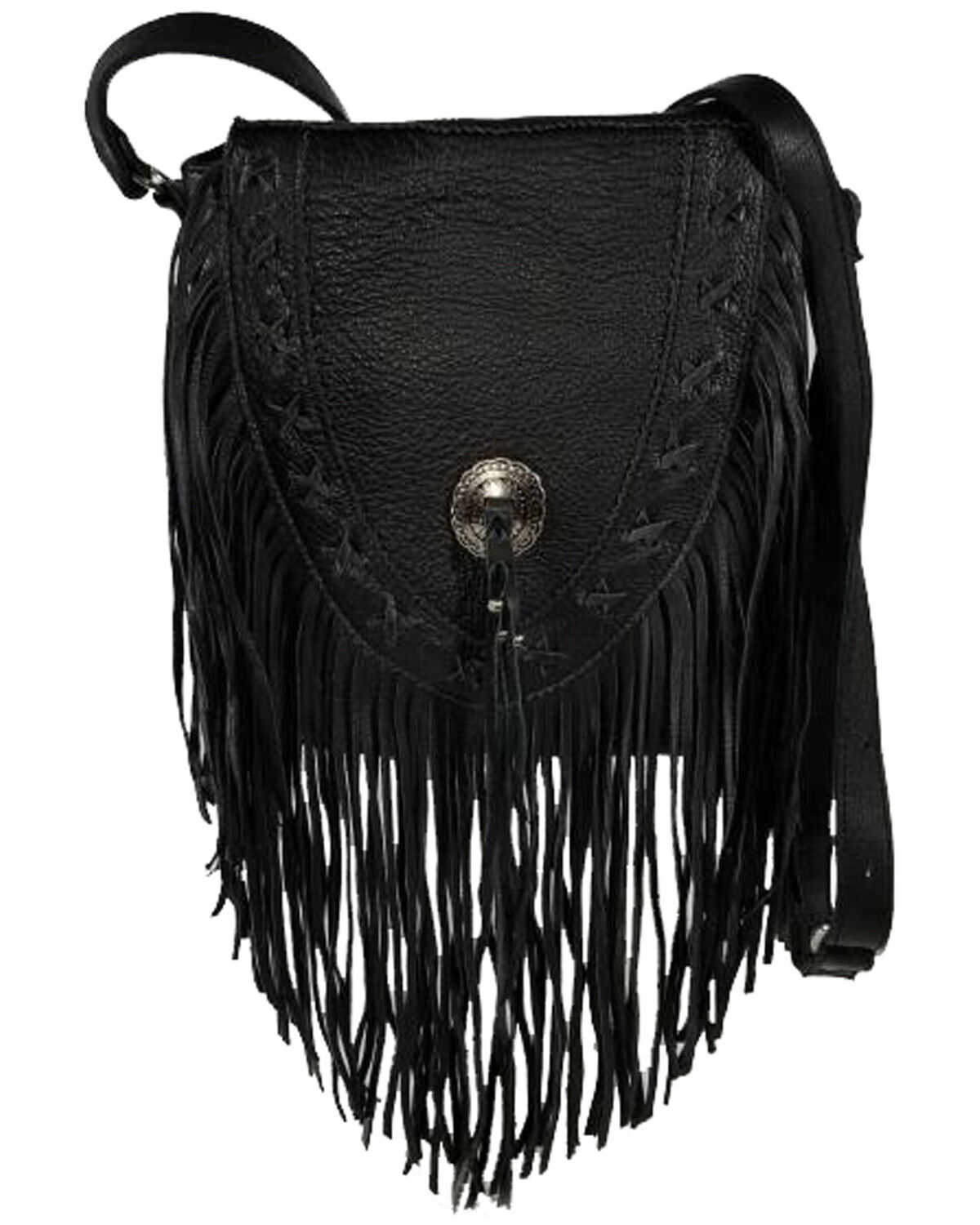 Kobler Leather Women's Black Lubbock Crossbody Bag
