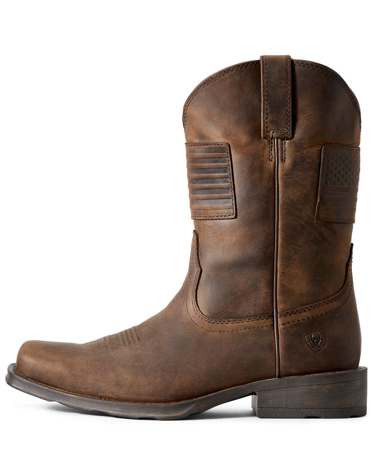 Ariat Men’s Rambler Patriot Distressed Western Performance Boots �?Square Toe