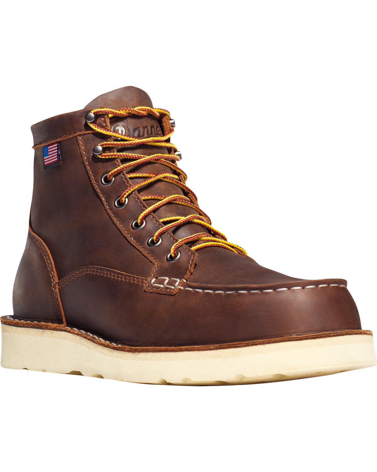 Danner Men's Bull Run Moc Toe 6" Work Boots - Soft Toe