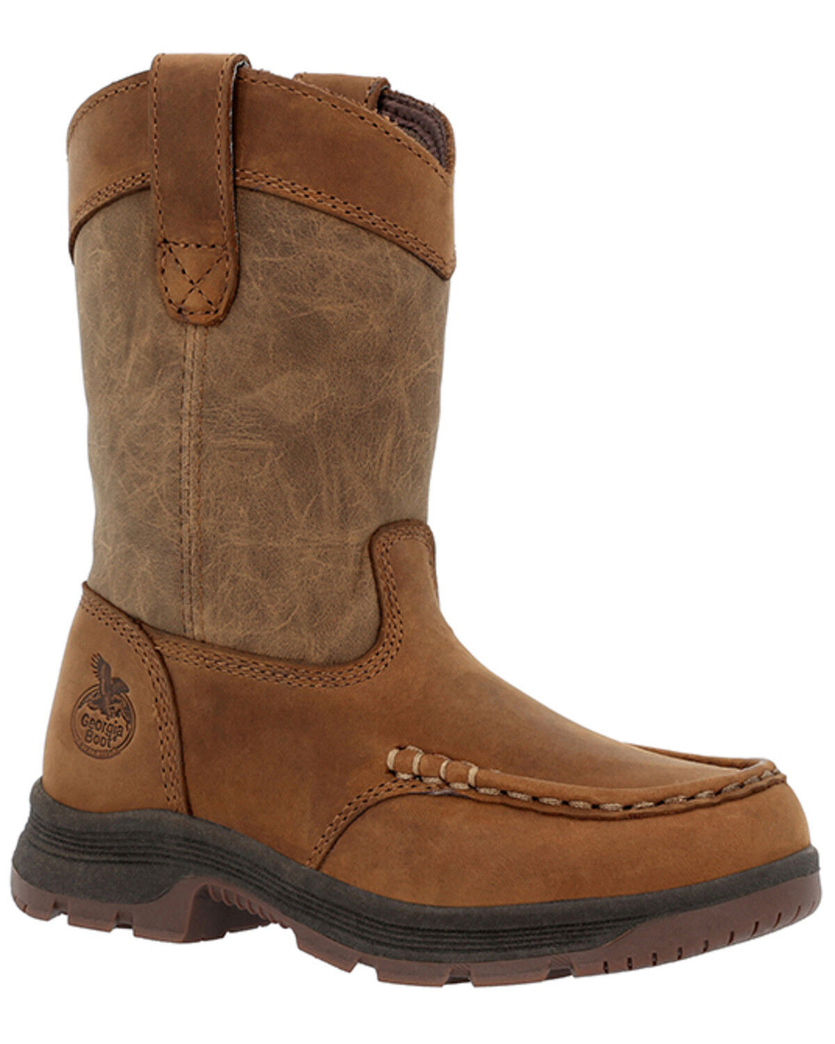 Georgia Boot Boys' Athens Superlyte Work Boots - Moc Toe