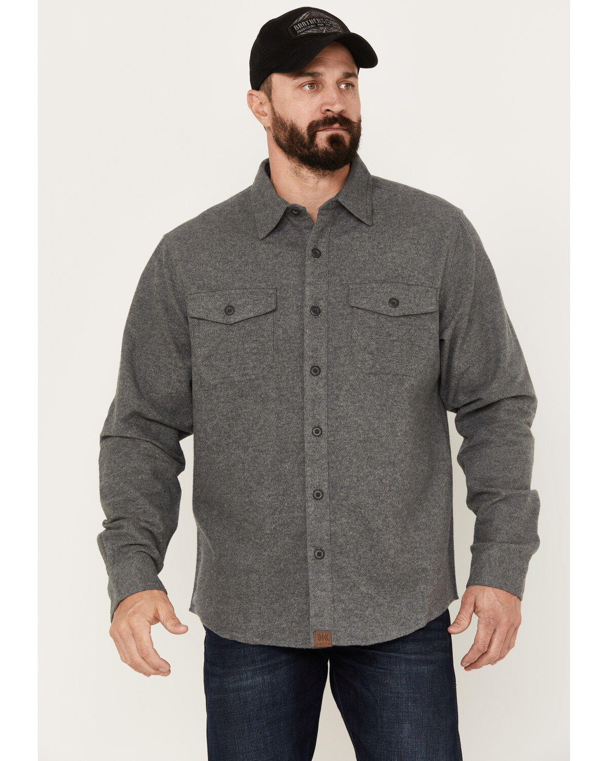 Dakota Grizzly Men's Major Chamois Button Down Long Sleeve Western Shirt/ Sent to studio 12/7/22 AR