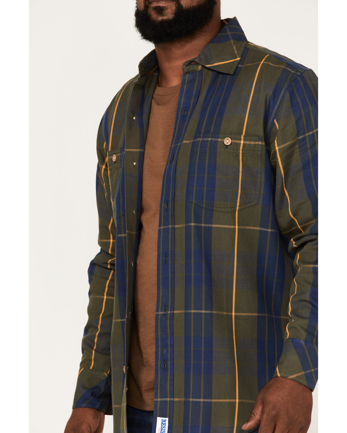 Resistol Men's Longmont Large Plaid Button Down Western Shirt