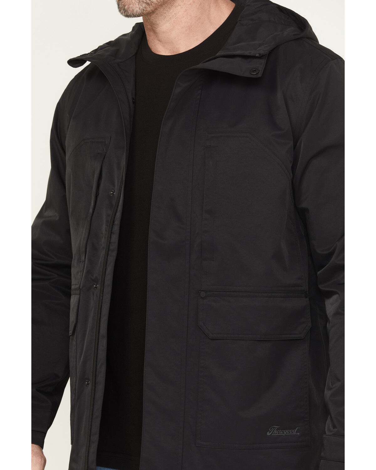 Thorogood Men's Waterproof Hooded Rain Jacket