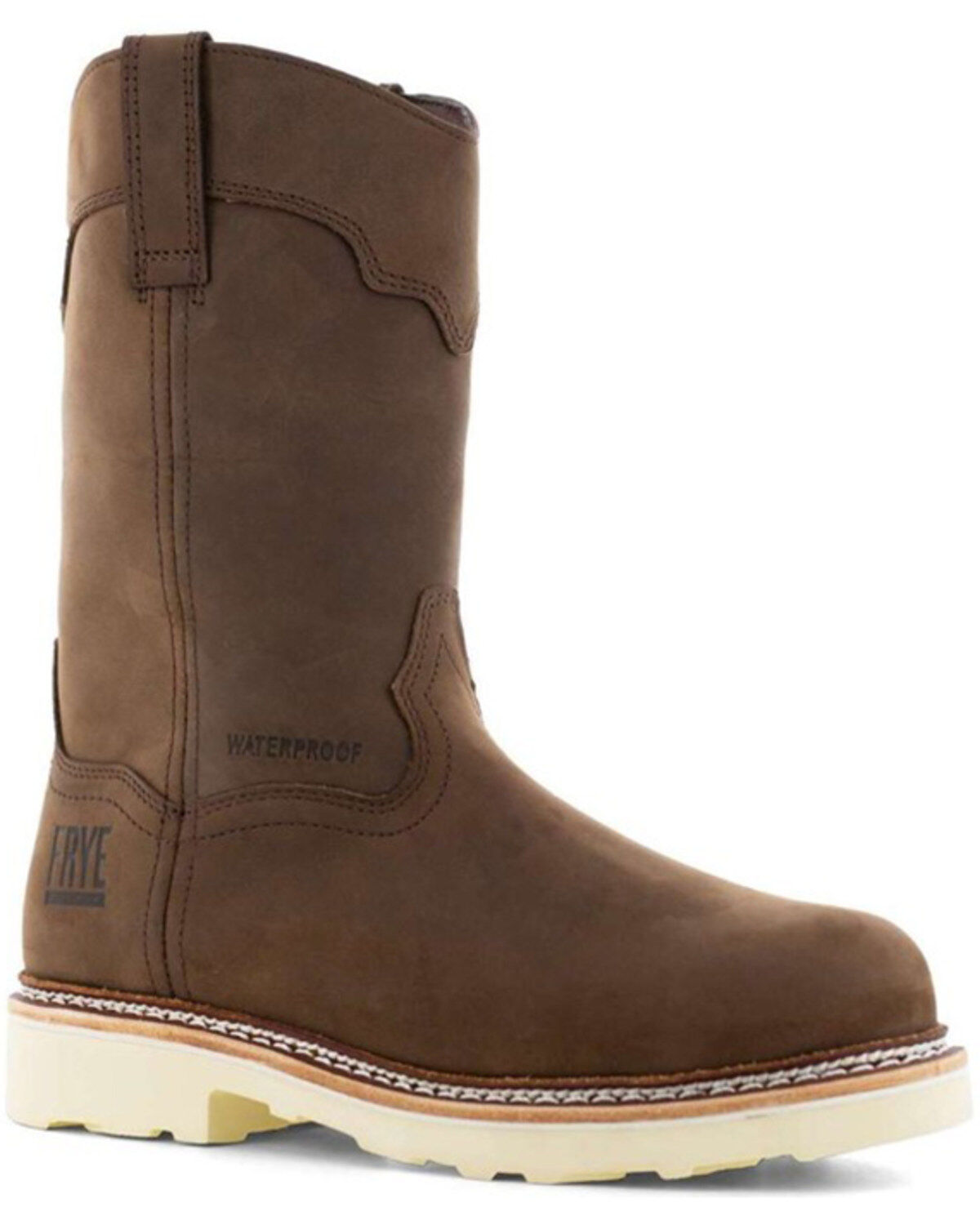 Frye Men's 10" Wellington Waterproof Work Boots - Steel Toe