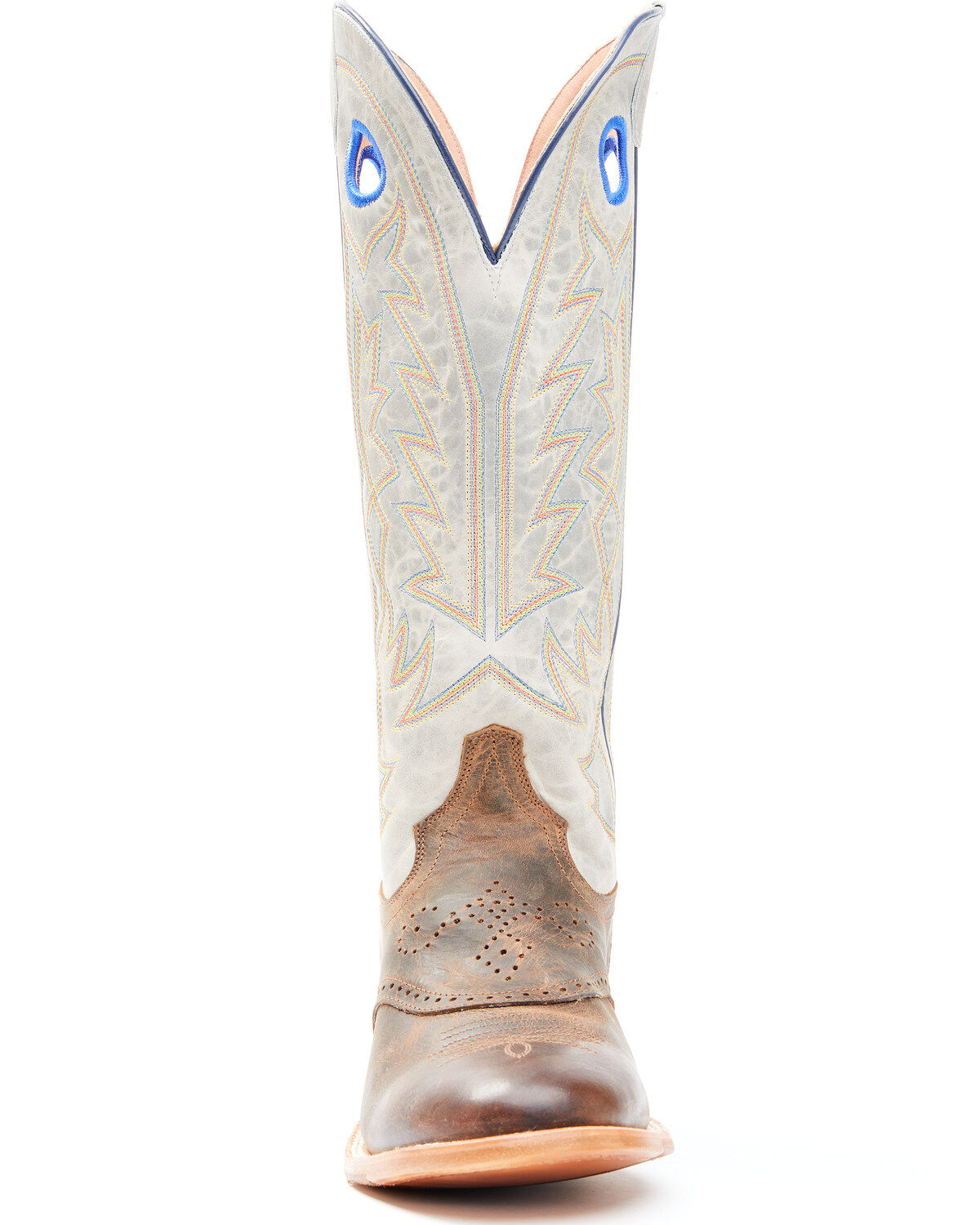 Tony Lama Men's Henley Grey Top Western Boots - Round Toe