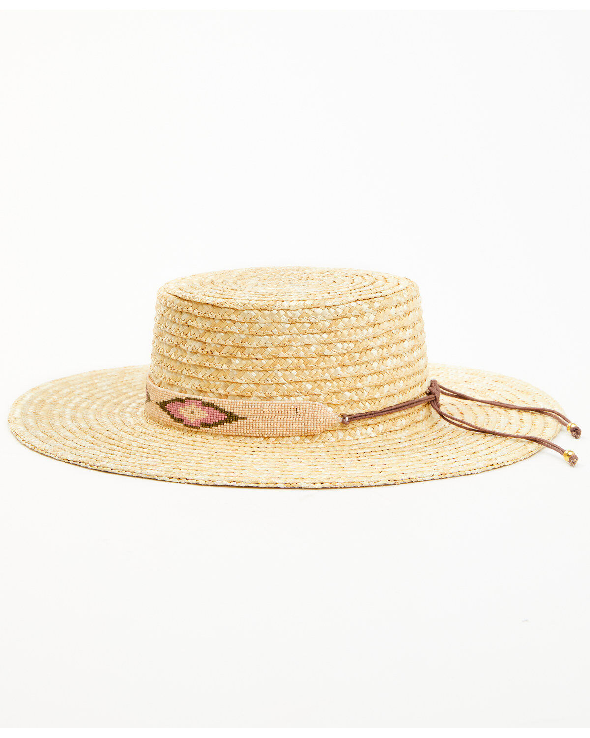 Nikki Beach Women's Southwestern Cobra Straw Western Fashion Hat