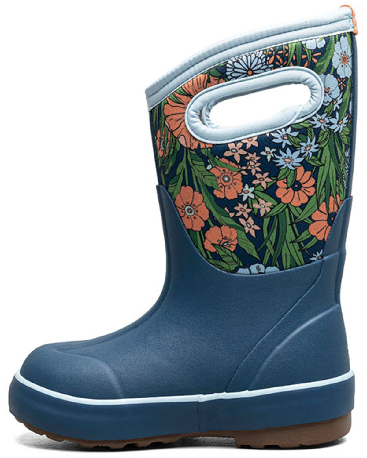 Bogs Girls' Classic II Vintage Floral Rubber Boots - Round Toe