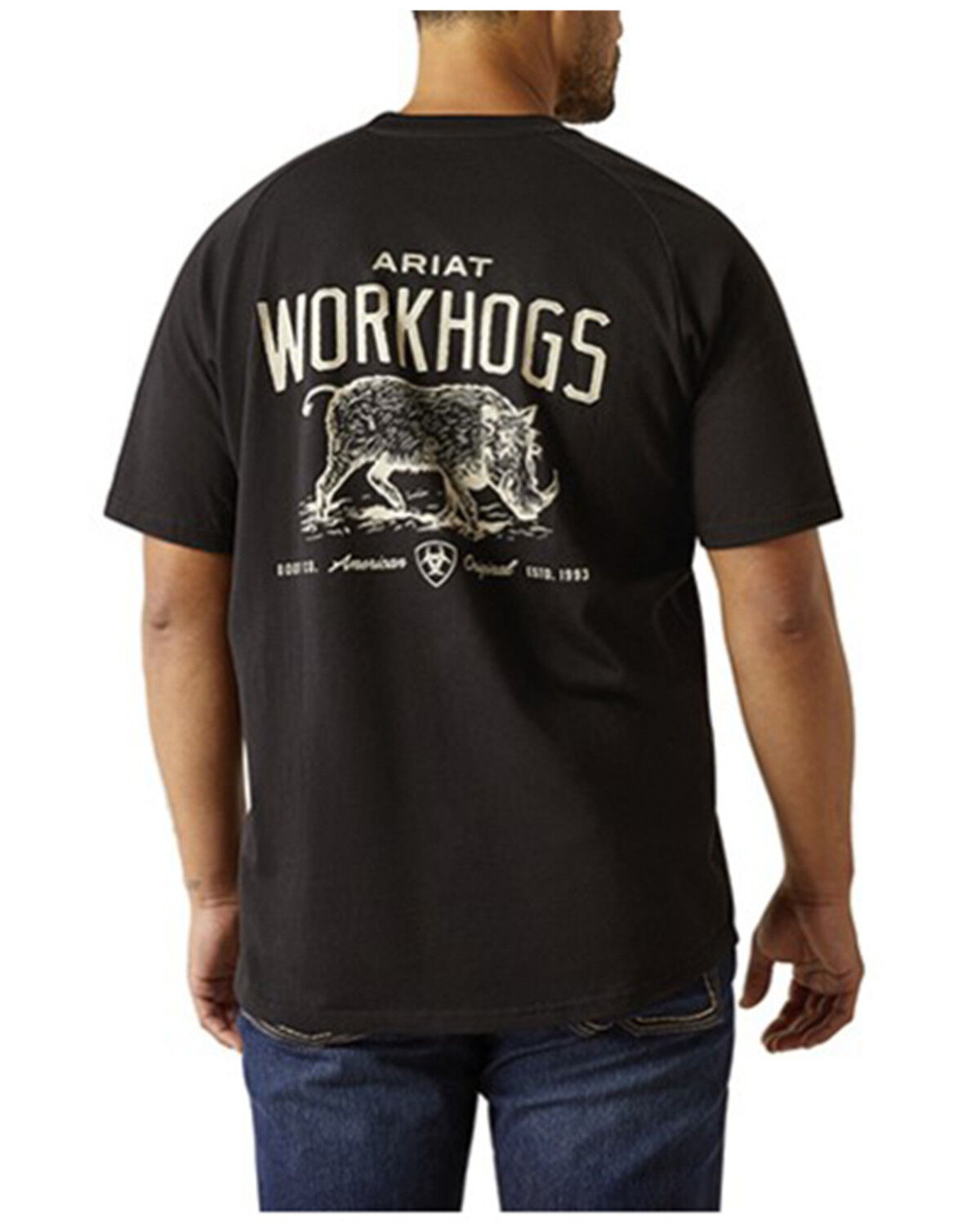 Ariat Men's Rebar Cotton Strong Work Hog Short Sleeve Work Shirt