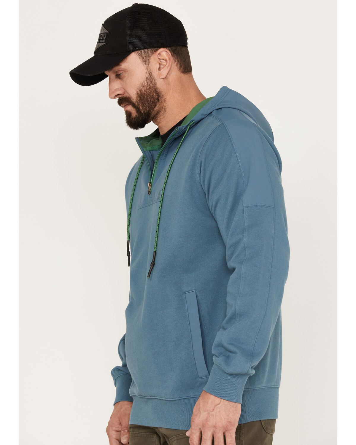 Brothers and Sons Men's French Terry Anorak 1/4 Zip Hooded Pullover