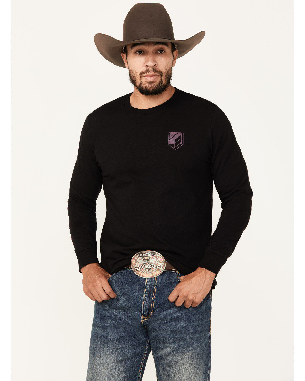 RANK 45® Men's Bucklog Long Sleeve Graphic T-Shirt