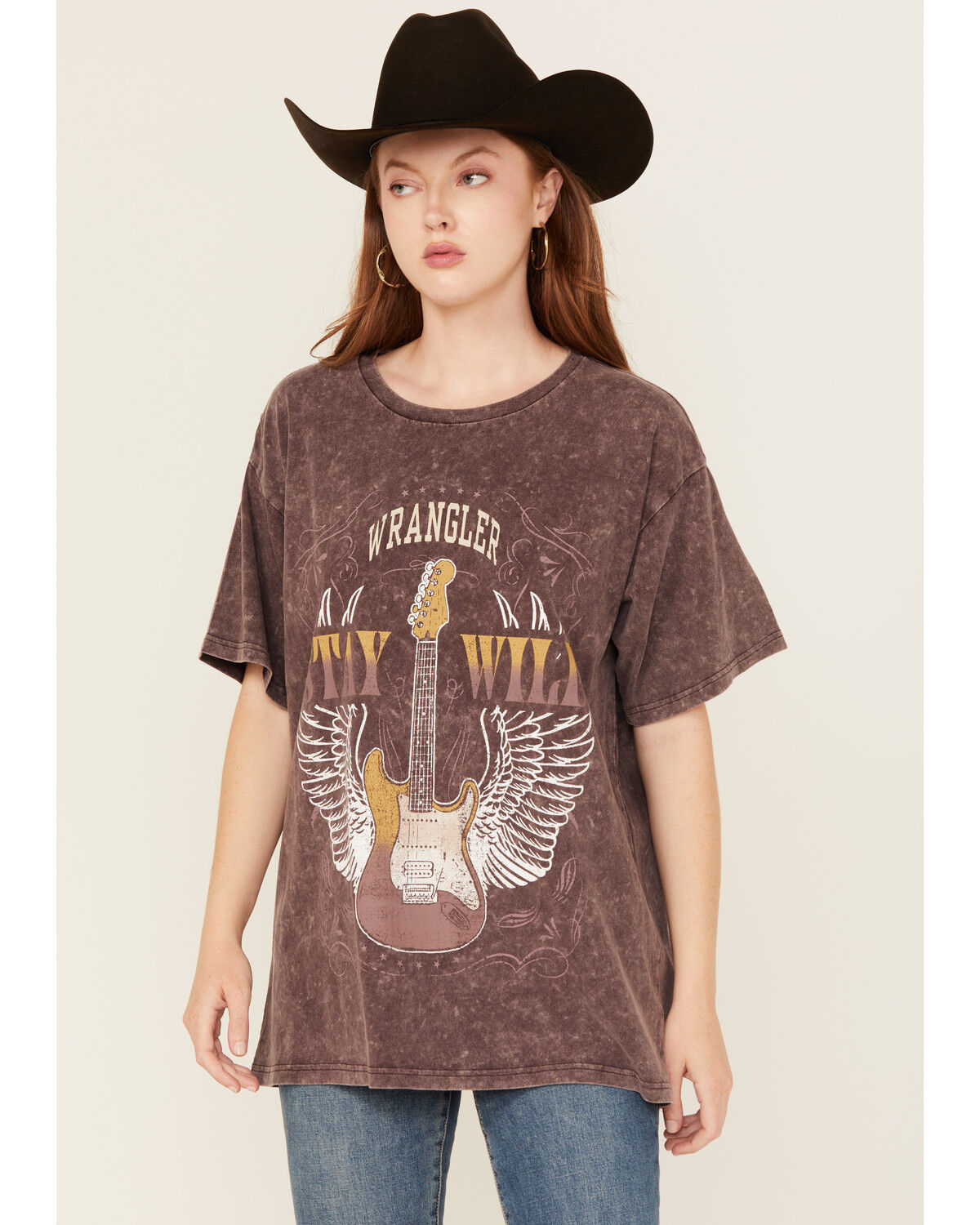 Wrangler Women's Stay Wild Short Sleeve Graphic Tee