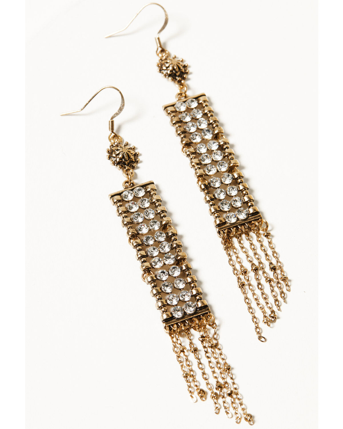 Shyanne Women's Summer Moon Antique Rhinestone Earrings