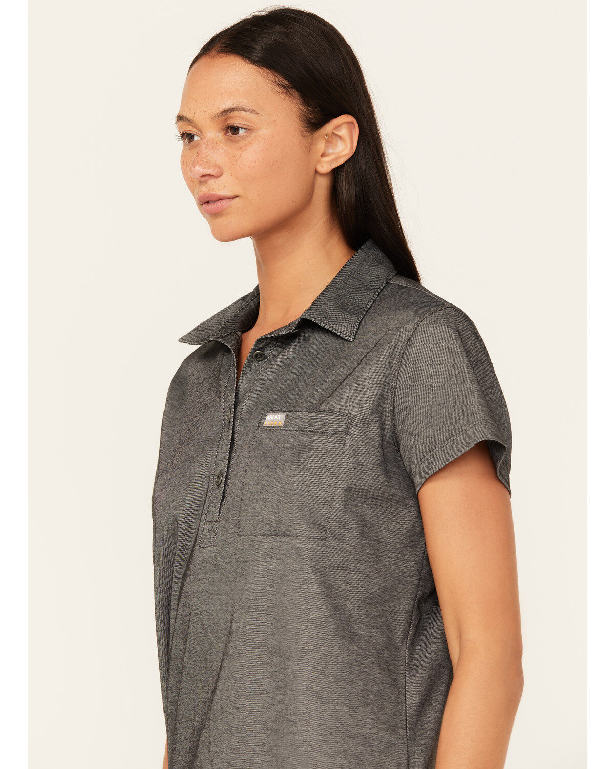 Ariat Women's Rebar Foreman Short Sleeve Polo Shirt