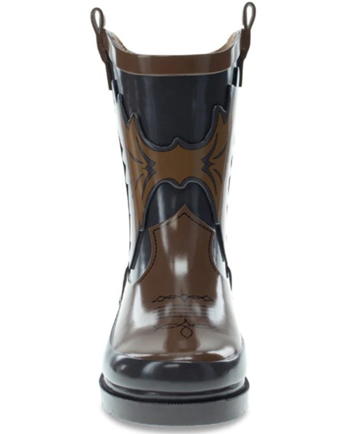 Western Chef Boys' Western Cowboy Rain Boots - Round Toe