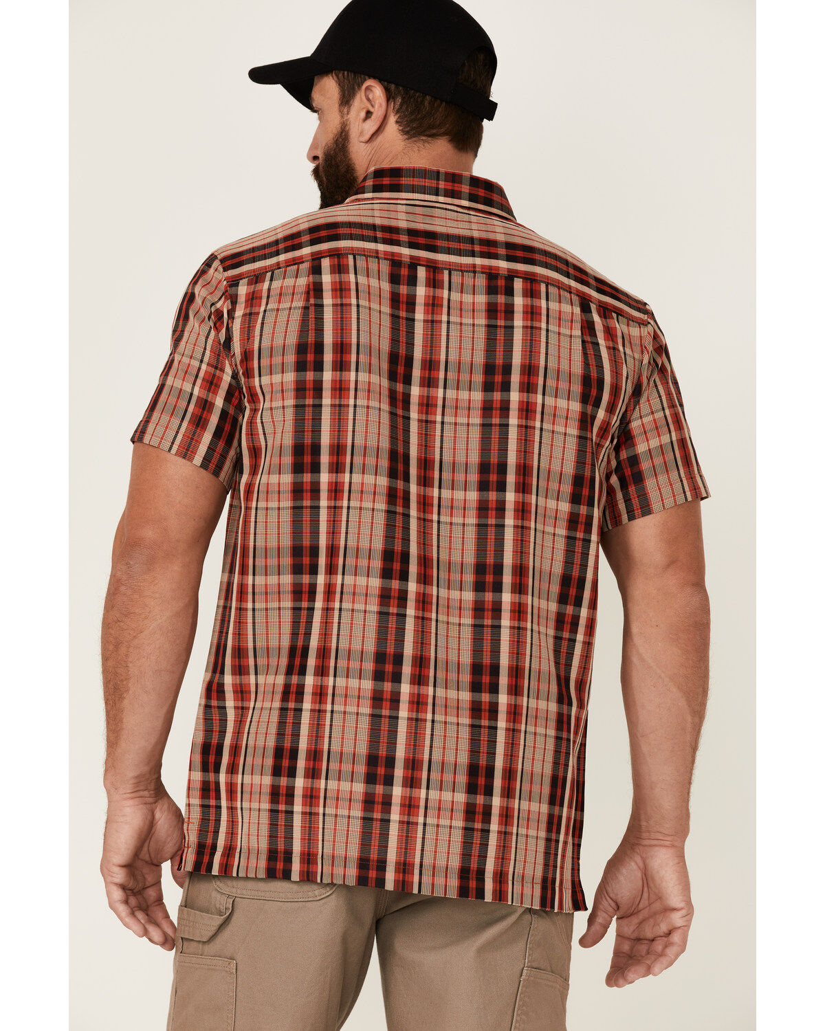 Columbia Men's Lakeside Trail Large Plaid Short Sleeve Button Down Western Shirt