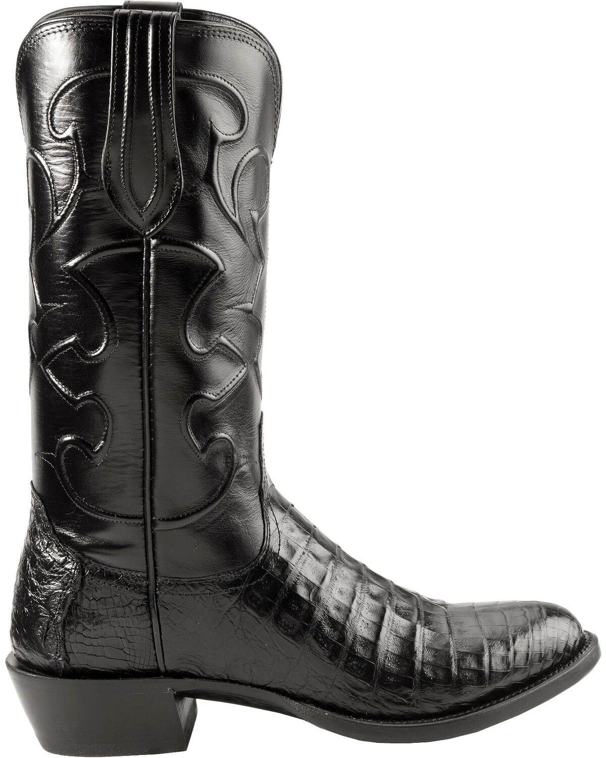 Lucchese Handmade 1883 Exotic Crocodile Belly Cowboy Boots - Round Toe