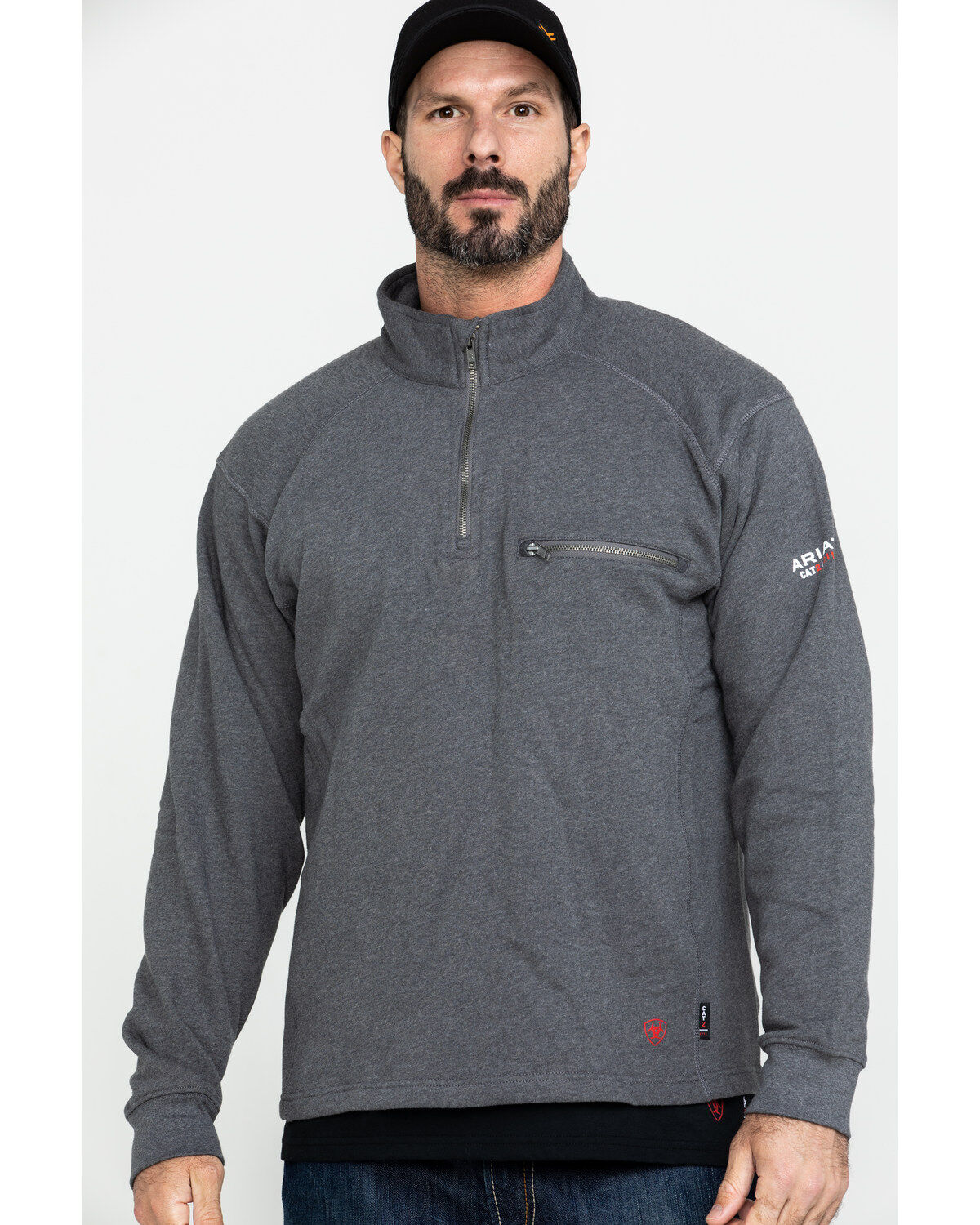 Ariat Men's FR Rev 1/4 Zip Work Pullover - Tall