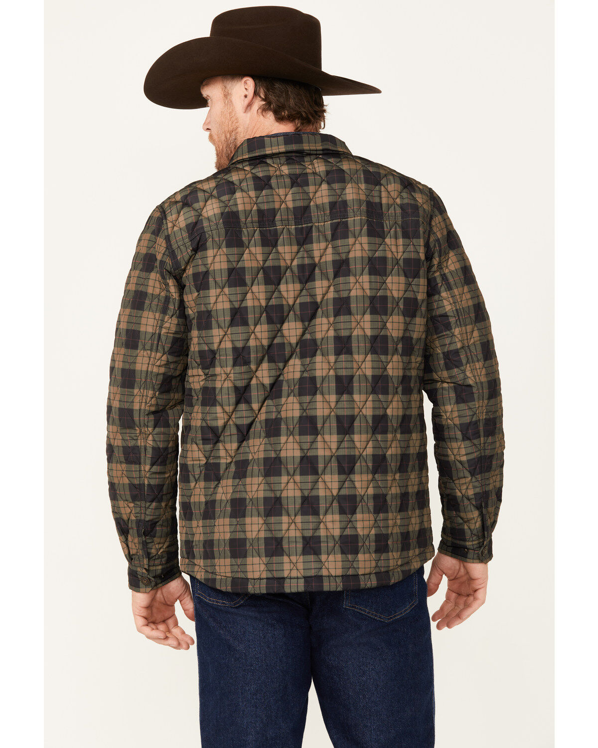 Cody James Men's Prescott Plaid Print Puffer Jacket - Big