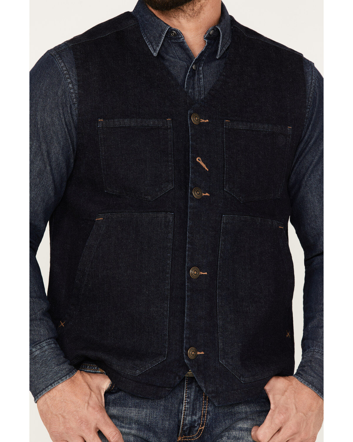 Blue Ranchwear Men's Duck Vest