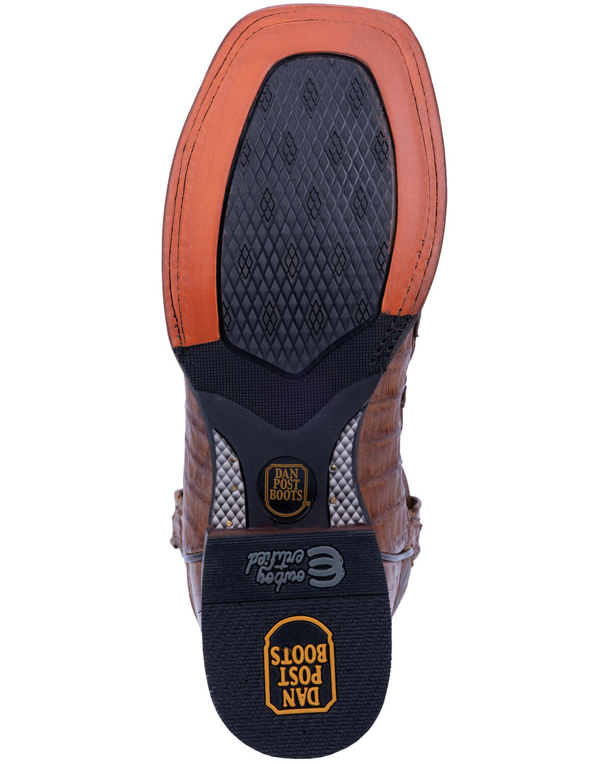 Dan Post Men's Kingsly Caiman Western Boots - Broad Square Toe