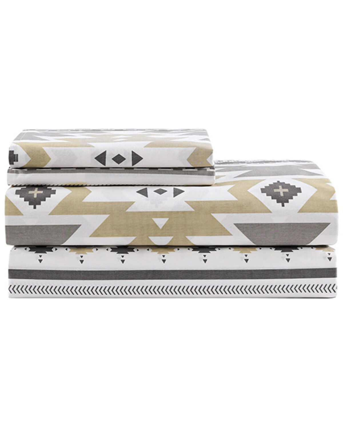 HiEnd Accents 200TC Cotton Desert Sage 4 Piece Sheet Set - King Size