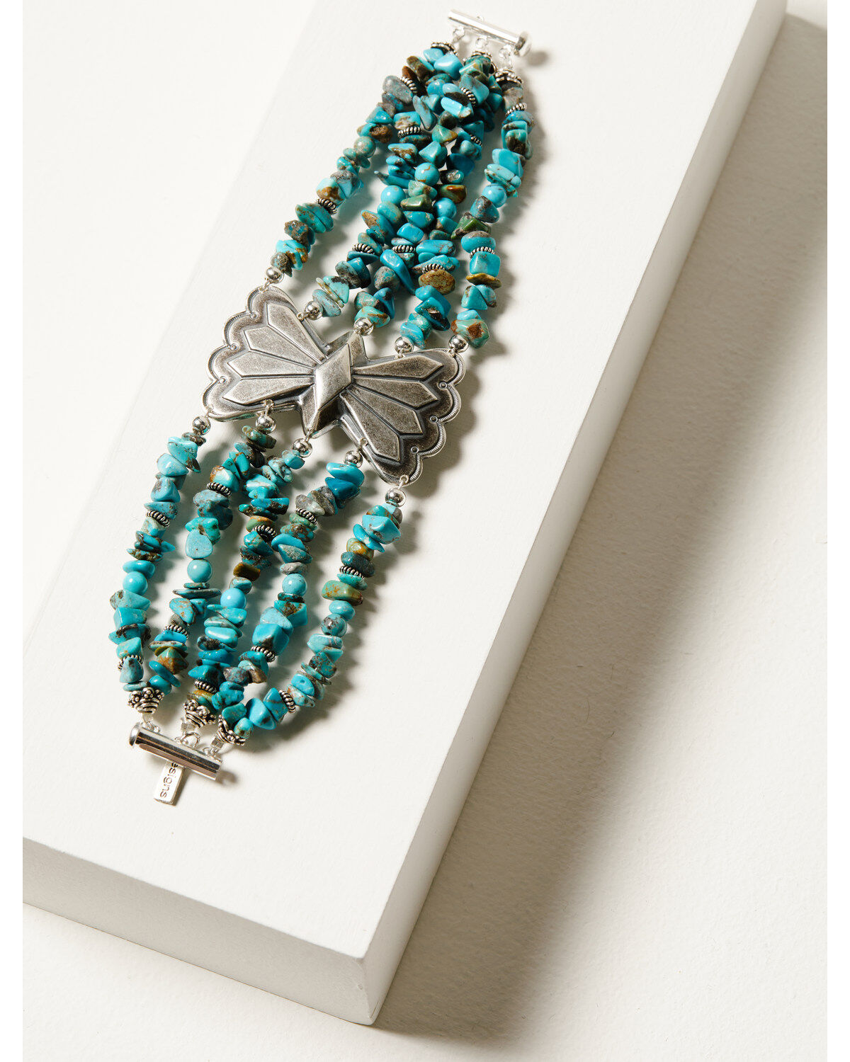 Paige Wallace Women's Bow Concho Turquoise Bracelet