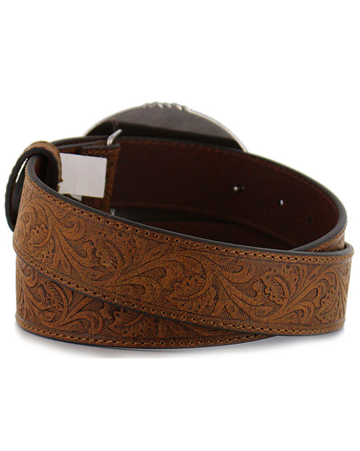 Cody James® Men's Tooled Leather Belt and Buckle