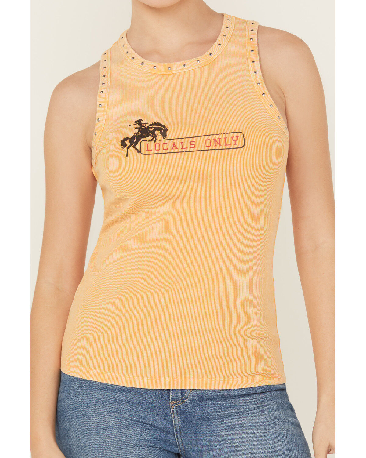 Idyllwind Women's Locals Only Graphic Ribbed Tank