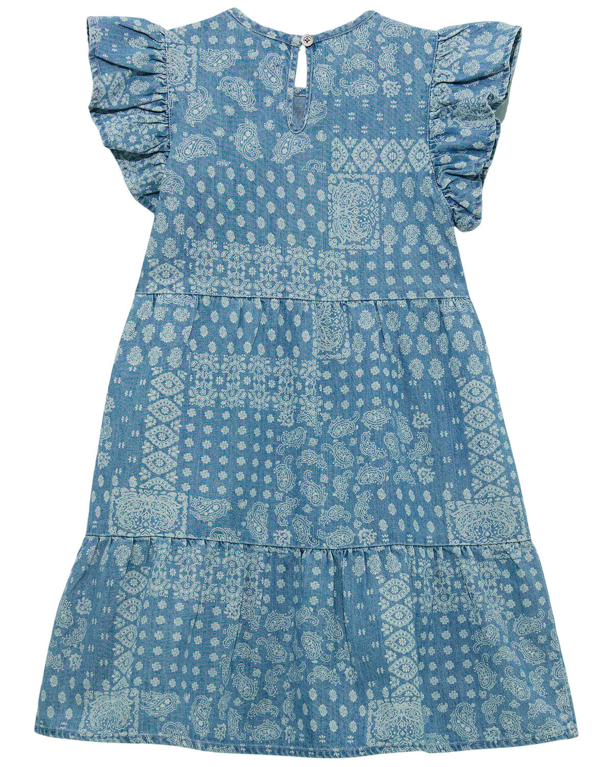 Wrangler Girls' Bandana Print Denim Dress