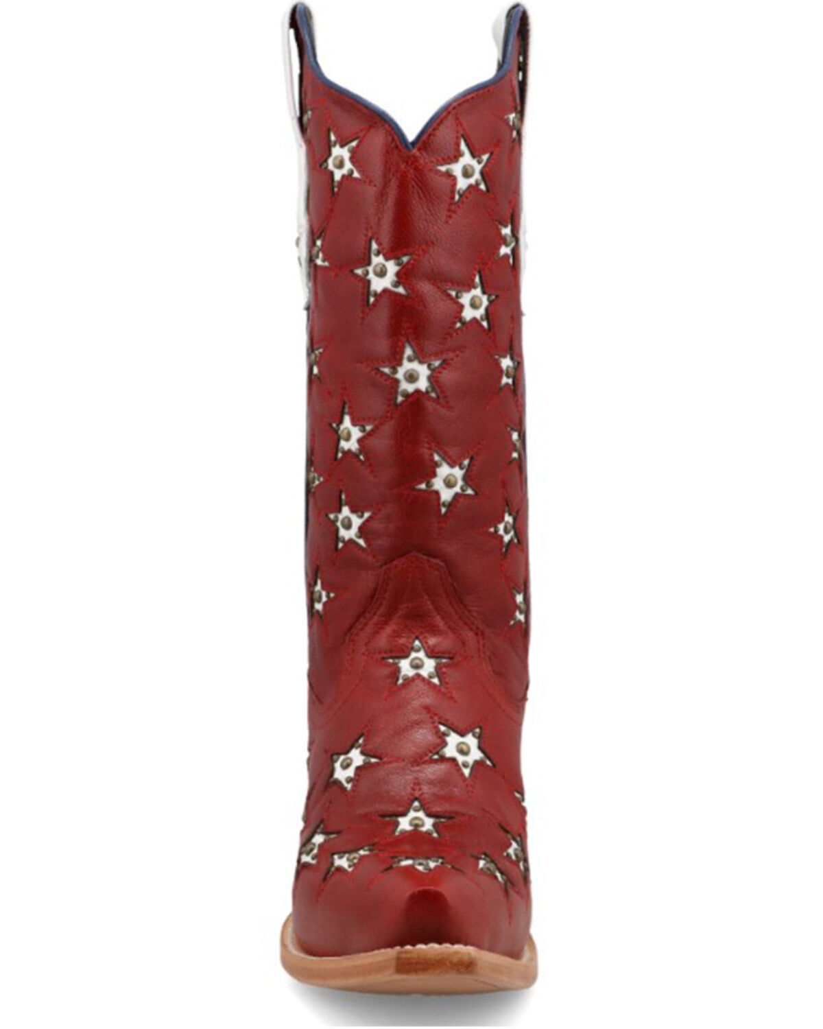 Black Star Women's Marfa Star Inlay Studded Western Boots - Snip Toe