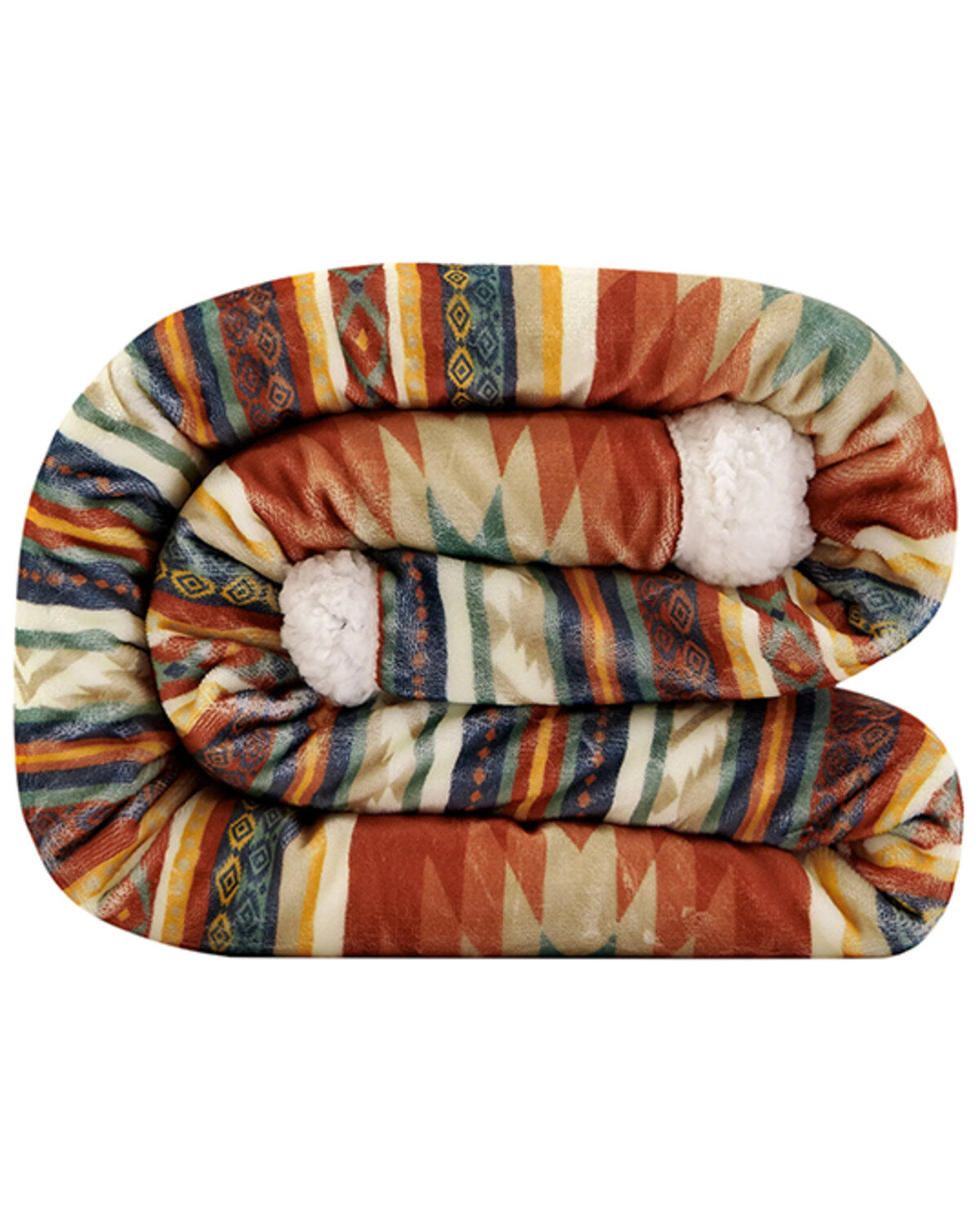 HiEnd Accents Del Sol Campfire Sherpa Throw