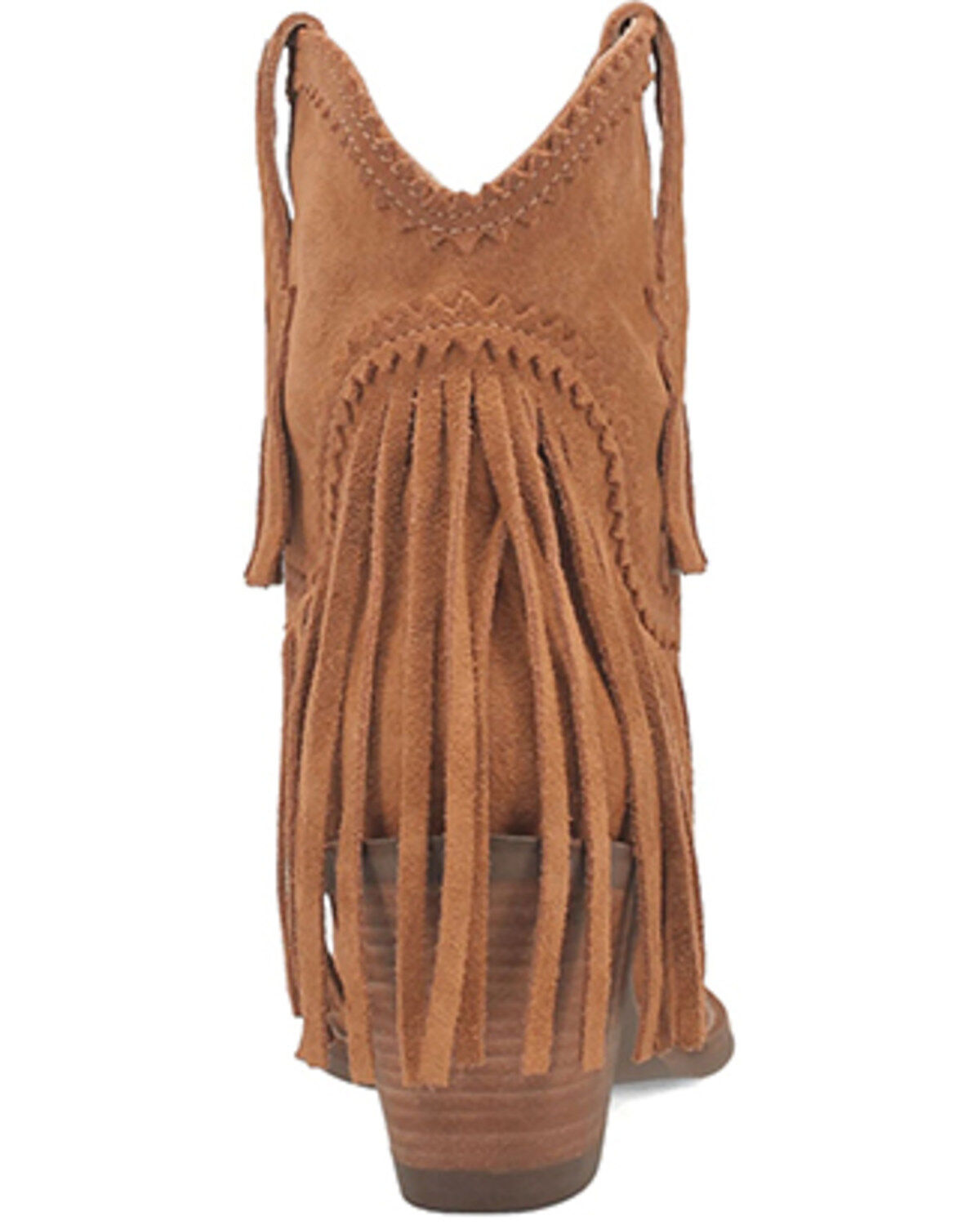 Dingo Women's Fandango Fringe Suede Western Booties - Snip Toe