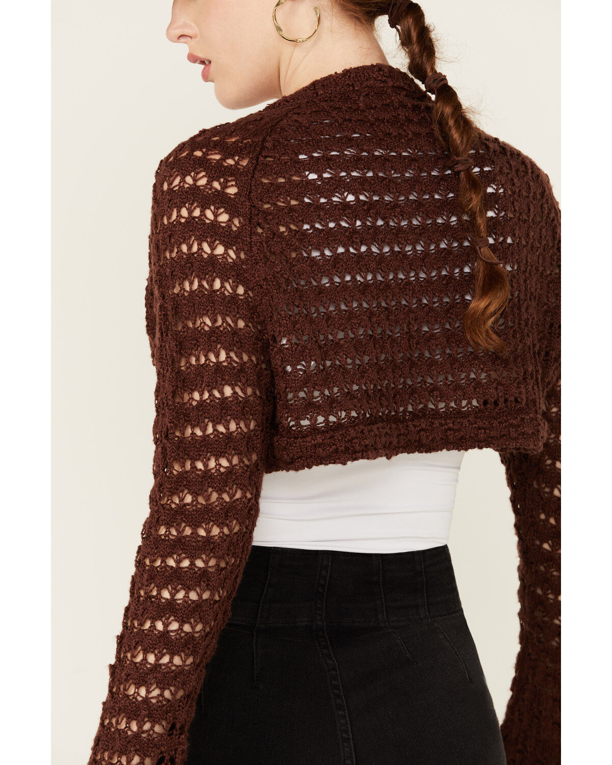 Beyond The Radar Women's Crochet Shrug