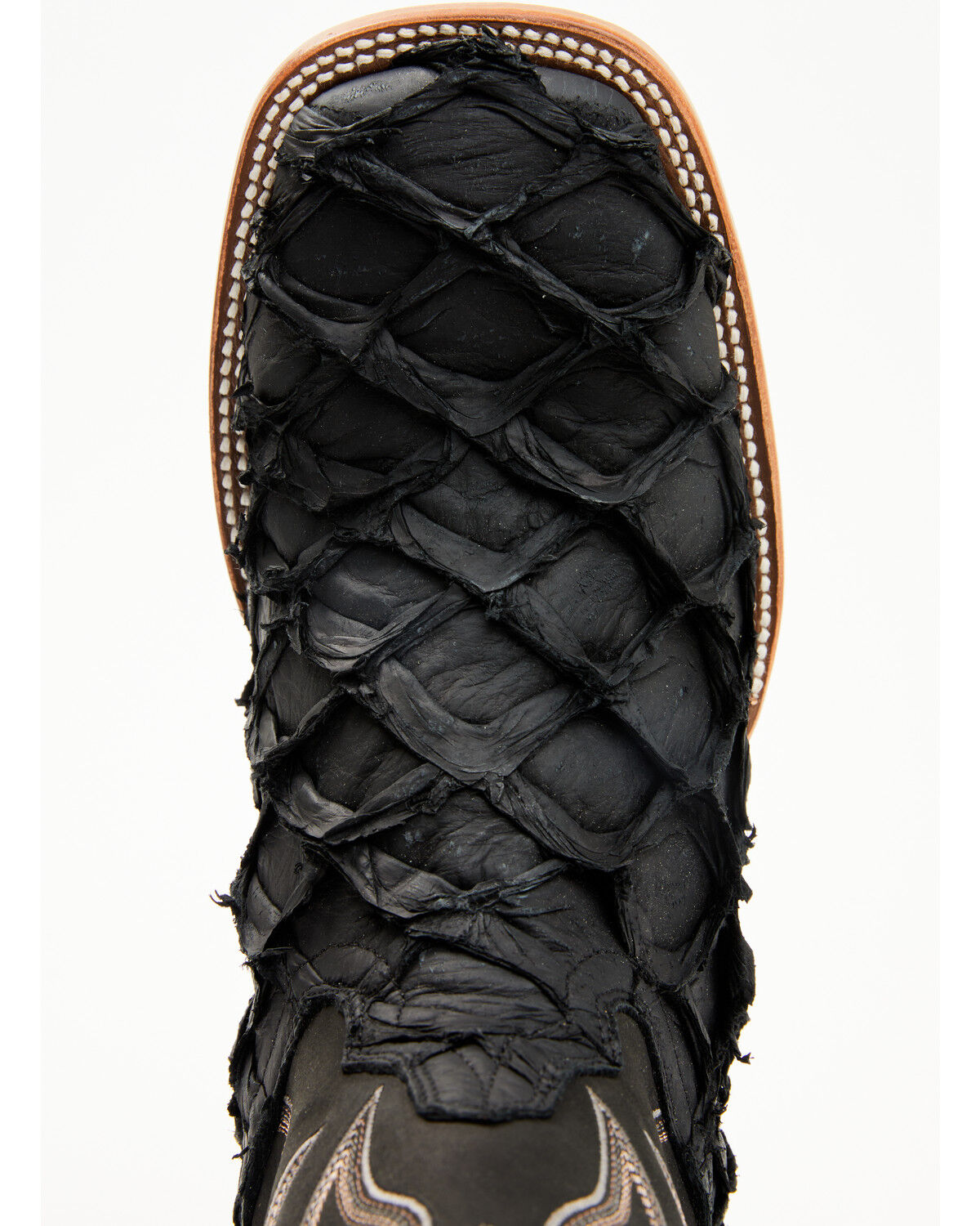 Cody James Men's Exotic Pirarucu Western Boots - Broad Square Toe